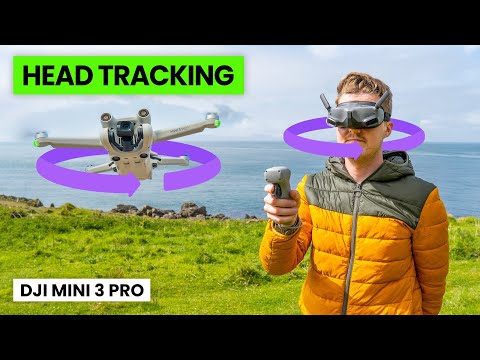 DJI MINI 3 PRO | HEAD TRACKING With Goggles and Motion 2 Demonstration