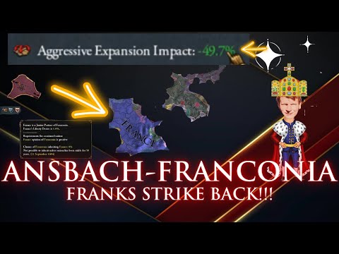 EU4 1.34 Ansbach & Franconia Guide - Franks strike back! Personal Union on France as Ansbach!