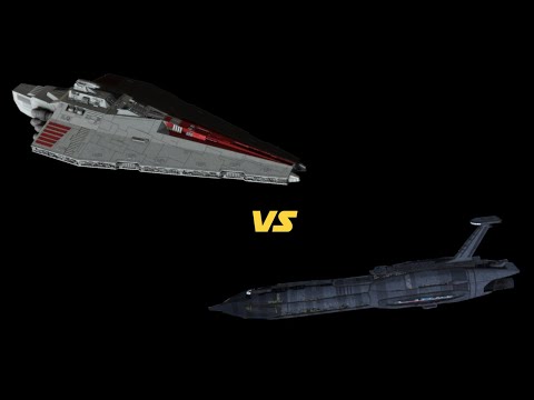Acclamator Destroyer VS Providence Destroyer (Star Wars Empire at War: Fall of the Republic v1.5)