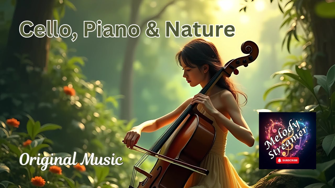 Original Instrumental Cello & Piano.  Studying, sleeping, relaxing Instrumental  music. 🎹🎵 🎧😴💤📚
