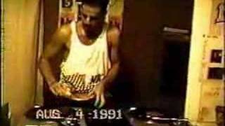 DJ Kos battle practice 1991