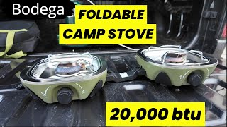 The Best Camp Stove 2 burner foldable by  Bodega