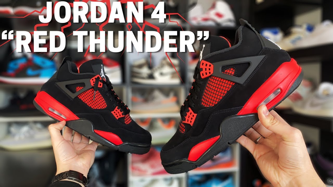 Air Jordan 4 “Red Thunder” Review en Español! Vale la Pena + on feet + detalles y materiales