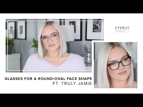 Glasses for a round/oval face shape