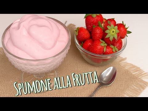 Fruit Spumone 3 ingredients EASY DESSERT READY IN 5 MINUTES