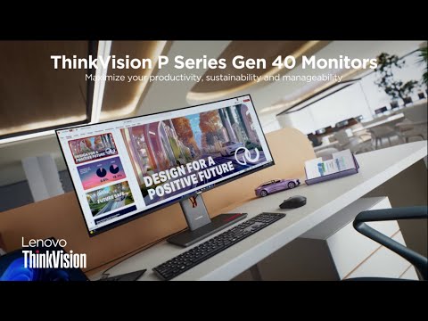 Монитор Lenovo 34" ThinkVision P34WD-40 (64ADGAT1UA) IPS Black 120Hz