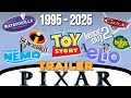 All Pixar Trailer Logos 1995 2025