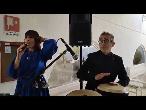 Aperitivo matrimonio con Lillo Strillo alle Percussioni e Vale alla Voce in "Bongo cha cha cha"