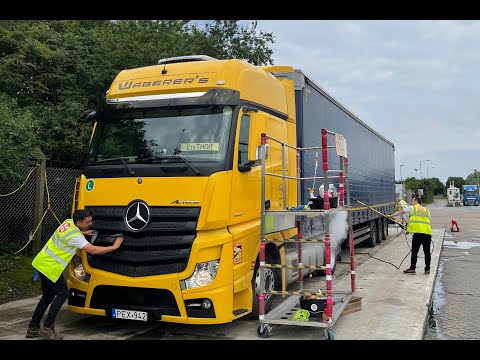 Cleanme Ashford WABERER tractor and trailer steamclean 13 07 21