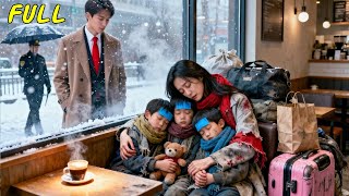 Een dakloze moeder en haar drieling sliepen op straat – een directeur van een leger zag hen en nam hen in huis!