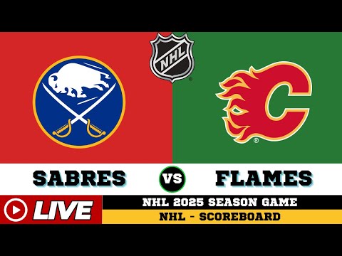 LIVE : Calgary Flames Vs Buffalo Sabres | NHL 2025 | NHL Live SCOREBOARD | 11/20/2025