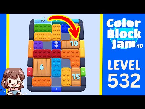 Color Block Jam Level 532 Solution Walkthrough