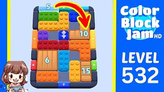 Solution du Niveau 532 de Color Block Jam