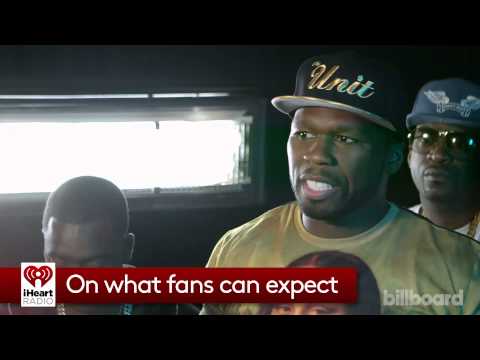 G-Unit & 50 Cent Reunion Backstage @ iHeart 2014 with Billboard