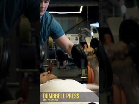 Dumbbell bench press. Description and technique