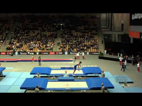 BABAYAN Amiran (UZB) - 2015 Trampoline Worlds - Qualification TR Routine 1