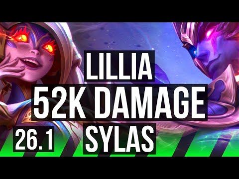 LILLIA vs SYLAS (JGL) | Good KDA: 17/1/10, 52K damage | EUW Master | 26.1