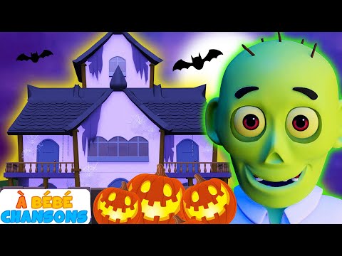 Maison hantée d'Halloween + Squelettes effrayants effrayants | À Bébé Chansons