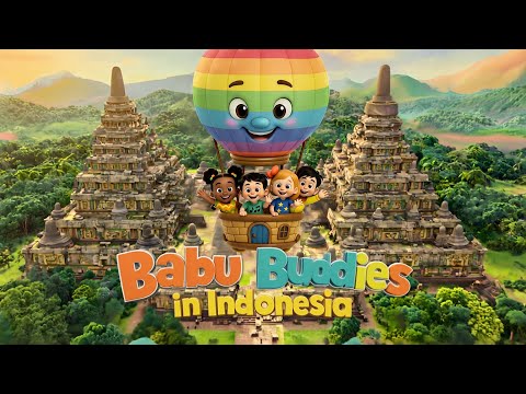 Babu Buddies | Learnin Adventure in Indonesia | Beginner Indonesian | Word,  Number, Color | For kid