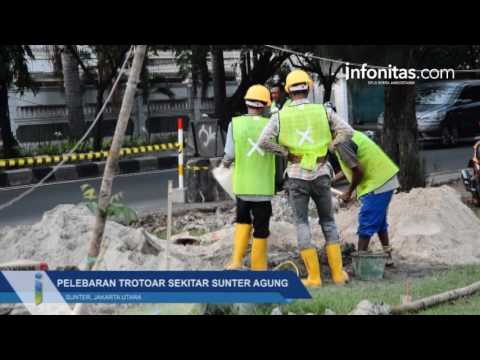 Pelebaran Trotoar Sekitar Sunter Agung Pelebaran Trotoar Sekitar Sunter Agung