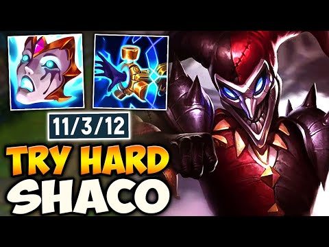 WHEN PINK WARD GOES FULL TRY-HARD IN HIGH ELO (SICK SHACO PLAYS) - League of Legends