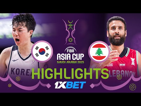LIGHTS OUT! | Korea 🇰🇷 bury 22 threes versus Lebanon 🇱🇧 to advance to #AsiaCup 2025 Final Phase