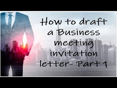 Synthesize all data related to meeting invitation letter at Weddinget.com