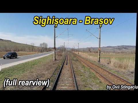 Sighișoara - Brașov full backview din IR 1746/Stadiu lucrări 11.IV.2021