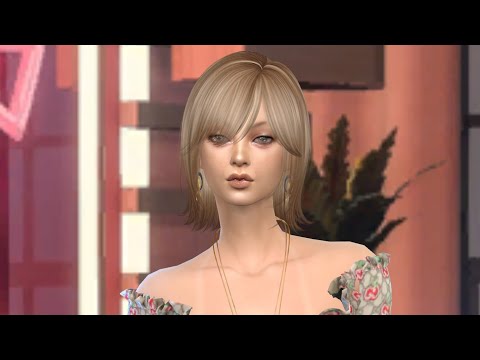 sims game custom character download blonde female Vasilka Atanasova by Bonita100 Cas Video Preview