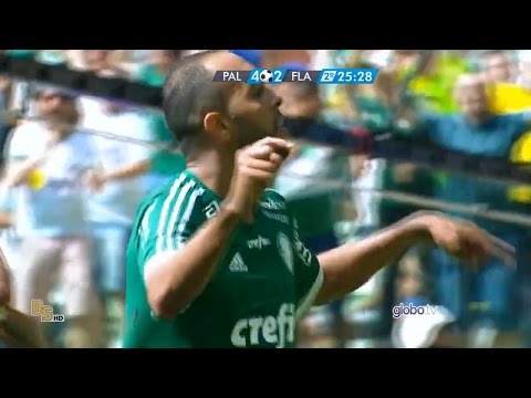 Gols Palmeiras 4 x 2 Flamengo - Brasileirão 2015