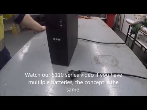 Changing batteries eaton 5s ups