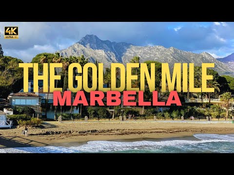 The Golden Mile, Marbella, seaside walking tour| Malaga| Costa del Sol| Spain