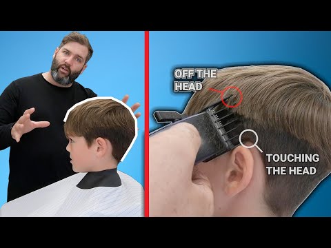 Come tagliare i capelli ai ragazzi | Esercitazione di base | Step by Step Kids Haircut #boyshaircut