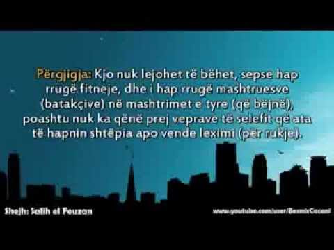 060. Hapja e vendeve të caktuara për rukje - Salih el Feuzan