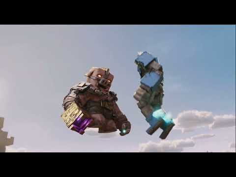 Swiftness Golem Kills The Great Hog HD Quality — A Minecraft Movie