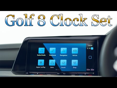 How to set the clock on a VW Golf mk 8 (VOLKSWAGEN)