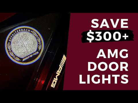 How to install AMG Door Welcome Lights (Save $300+) #AMG #MercedesBenz #E53AMG