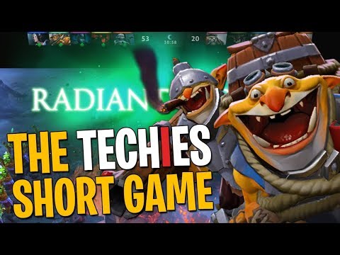 The Techies Short Game - DotA 2 Full Match