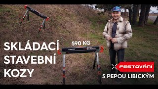 Koza stavební skládací FESTA 115 x 61.5-82cm max. 590kg