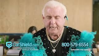 16 X WWE World Champion Ric Flair is CarShield's Brightest New Talent