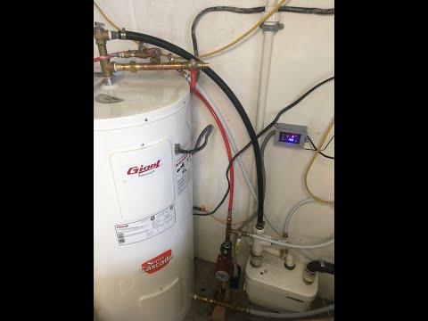 DIY hydronic heating with a domestic water heater