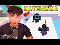 I Hired a Pro to secretly 1v1 Youtubers...(Roblox BedWars)