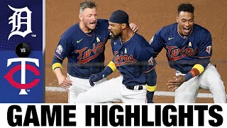 Byron Buxton's walk-off single leads Twins | Tigers-Twins Game Highlights 9/5/20