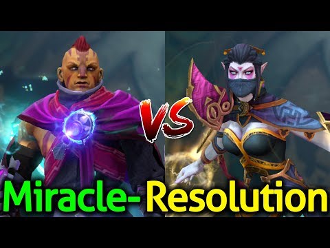 Miracle- [Anti Mage] vs Resolution [Templar Assassin] Dota 2 - Insane Game