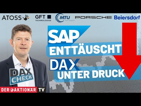 DAX-Check LIVE: ATOSS, Beiersdorf, GFT Technologies, MTU Aero Engines, Porsche AG, SAP im Fokus