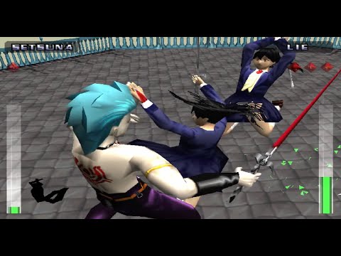 Evil Zone Gameplay Setsuna Saizuki Story (PSX)