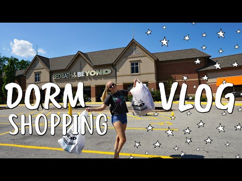 COLLEGE DORM SHOPPING + HAUL 2019 Video