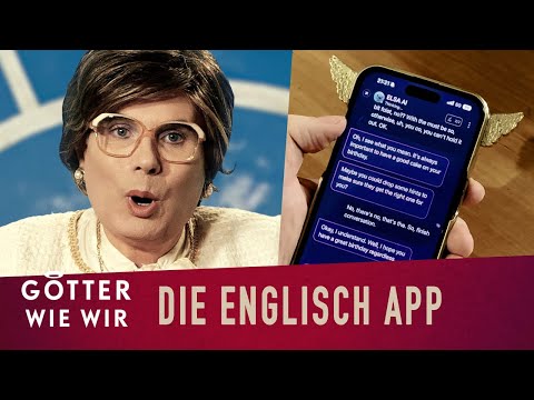 Renate Gott kämpft mit Englisch App | Götter wie wir | Werbung