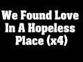 Rihanna Ft Calvin Harris - We Found Love (LYRICS ...
