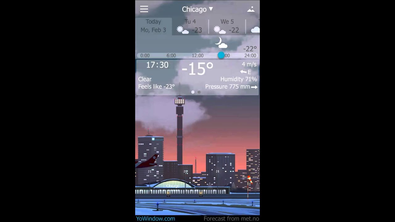 YoWindow Weather for iPhone